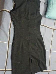 Gray Sleeveless Dress