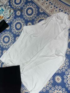 Combo Black Skirt White Top