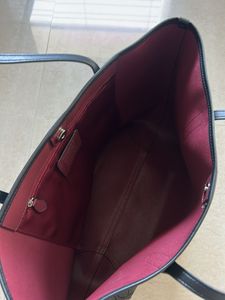 Coach City Tote in Signature Canvas (Charcoal/Blac