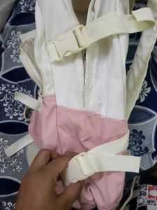 Pink &amp; White Backpack