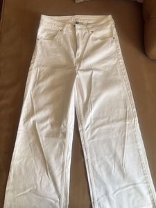 HNM White Denim Jeans