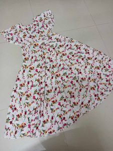White Floral Maxi Dress