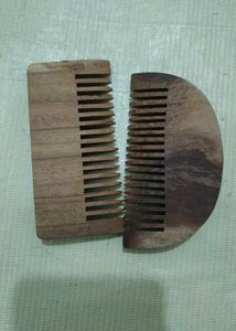 Wooden Comb Set for Hair & Beard