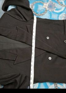 Black Double-Breasted Blazer
