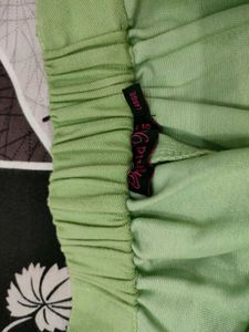 Light Green Wide Leg Pants