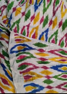 Beautiful ikkat cotton saree