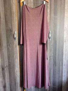 Elegant Mauve Abaya