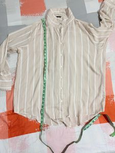 Striped Button-Up Shirt