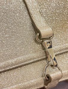 H&amp;M Silver Glitter Mini Handbag