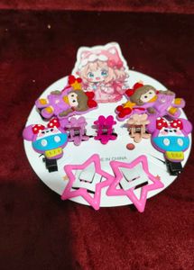 Cute Cartoon Hair Clips Set🤩💕