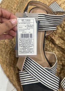 Brand New Striped Strappy Sandals
