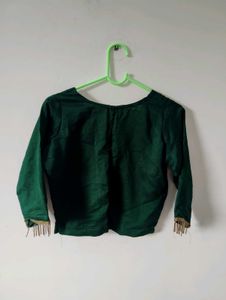 Elegant Emerald Green Blouse