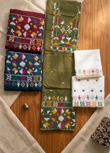 Embroidered Cotton Kurta Set