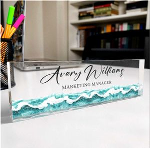 Floral Personalized Name Plate