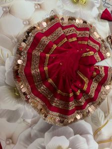 Red Krishna Dress