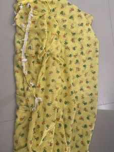Floral Print Yellow Dupatta
