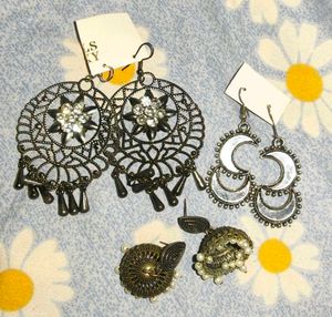 Boho Chic Statement Earrings Set