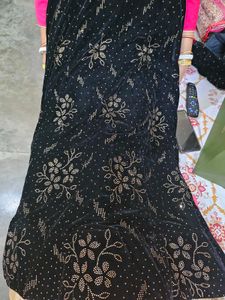 Black Velvet Embellished Lehenga🖤