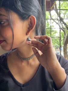 pretty pink mini jhumki