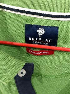 Green Polo Shirt with Lion Emblem