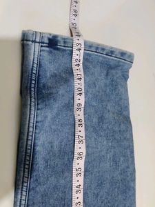 Men's Blue Washed 40 size Denim Jeans