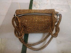 Sparkling Rhinestone Clutch Bag