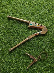 Vintage Brass Nutcracker Set with kitchen free