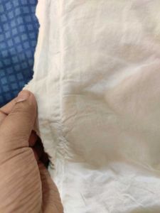 White Cotton Chikankari Kurta For Women