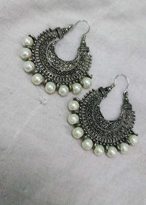 Exquisite Pearl Jhumka Earrings