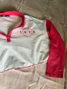 Cute Cropped Baseball Tee