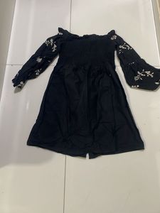 Floral Black Maxi Dress