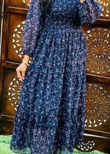 Floral Print Maxi Dress