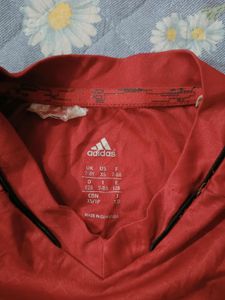 Adidas Red Graphic T-Shirt