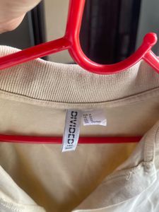 Beige Cropped Polo T-Shirt