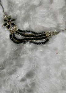 Sparkling Black &amp; Silver Necklace