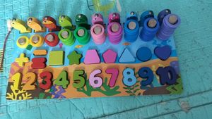 Stacking and math puzzle