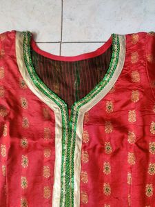 Beautiful Red Choli Blouse Crop Top