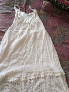 White Flared Dress