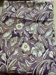 Lavender Floral Dress Materials
