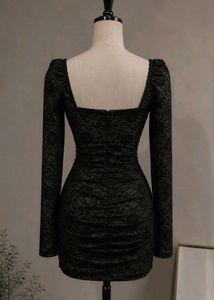 Elegant Black Lace Dress