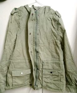 Green Hooded Jacket