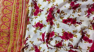 New unused Beautiful Floral Saree