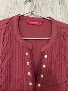 Elegant Red Kurta Set