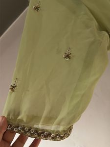 a very pretty patiala suit
