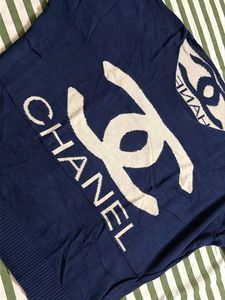 Chanel Navy Knit Sweater