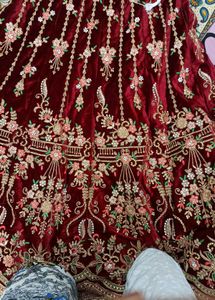Bridal lehnga with kurti and dupatta