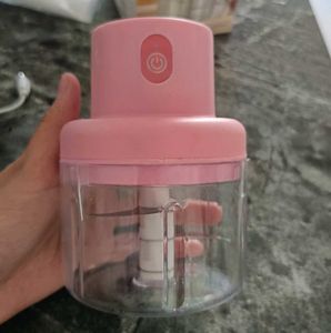 Mini Pink Electric Food Chopper
