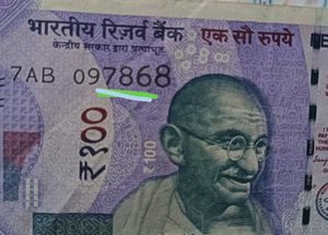 100 Indian Rupee Note 786