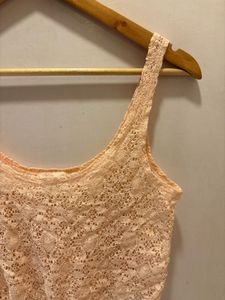 cute Lace imported Crop Top
