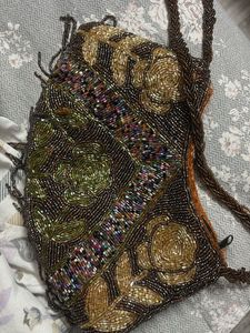 Embellished Beaded Clutch Bag